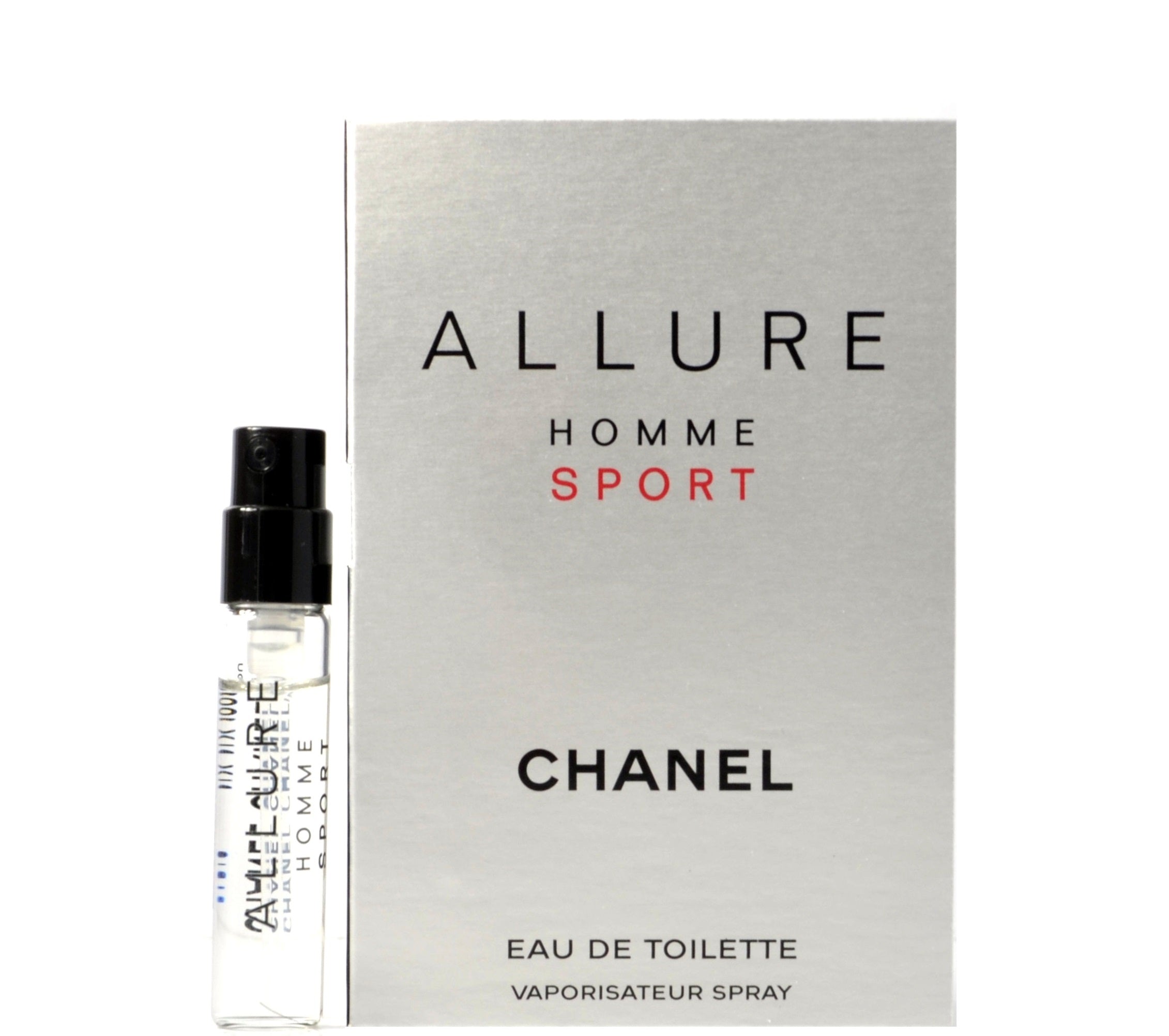 Allure Homme Sport by Chanel 1.5ml-0.05oz Spray Vial Sample with Card